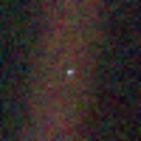 This image of the Earth is one of 60 frames taken by the Voyager 1 spacecraft on Feb. 14, 1990 from a distance of approximately 4 billion miles and about 32 degrees above the ecliptic plane.