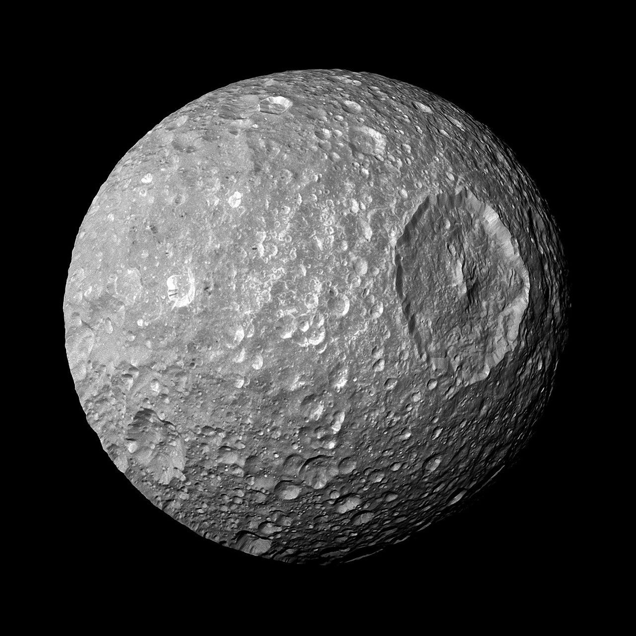 Flying by the 'Death Star' Moon - NASA Science