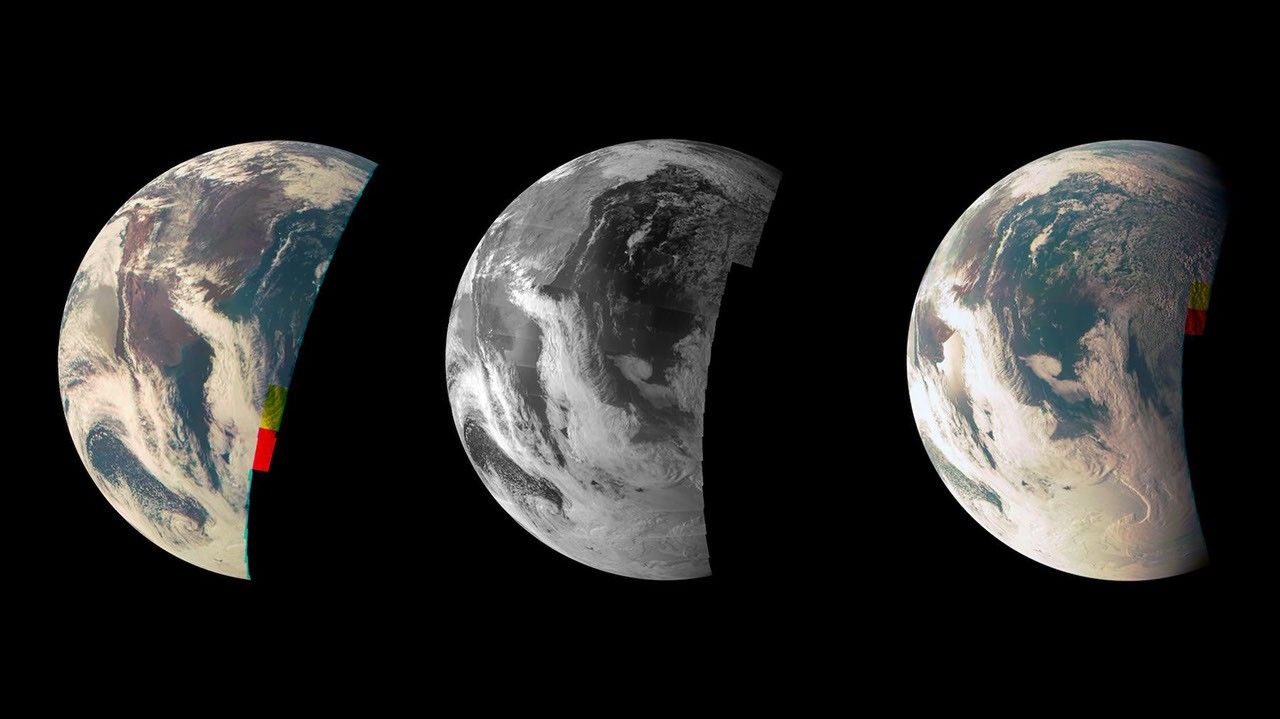 Earth Triptych from NASA's Juno Spacecraft - NASA Science
