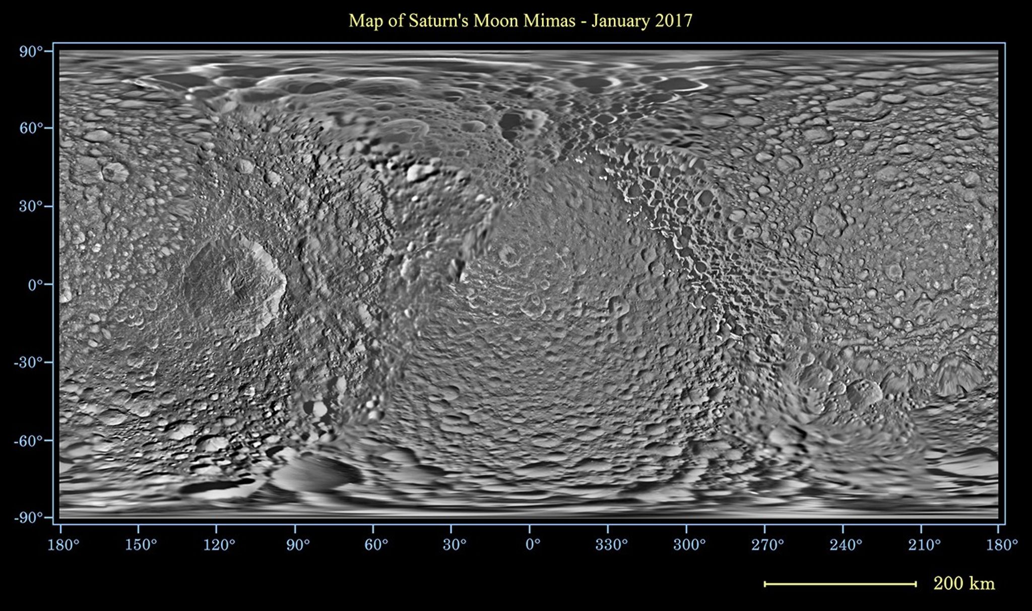 Mimas global map