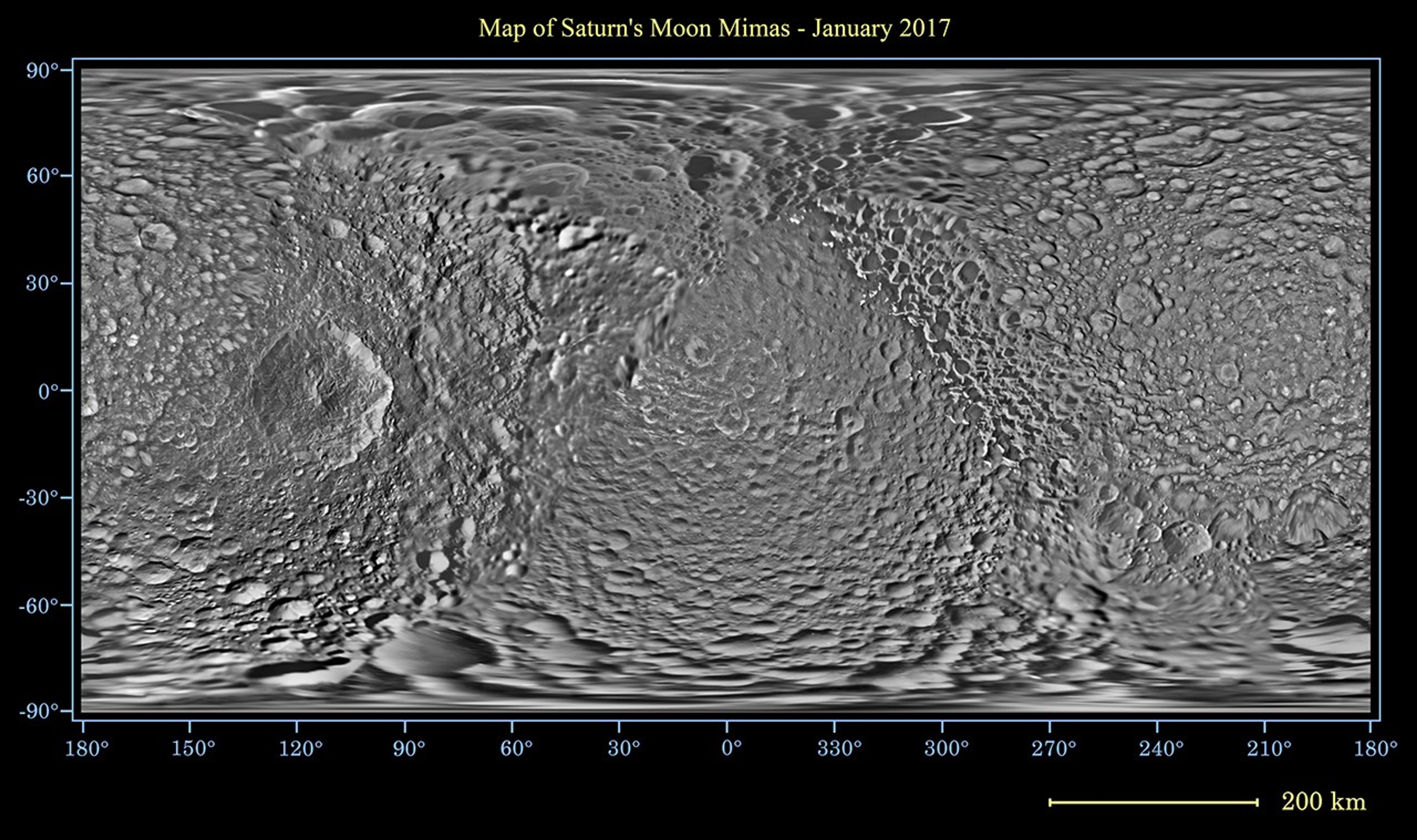 Mimas global map