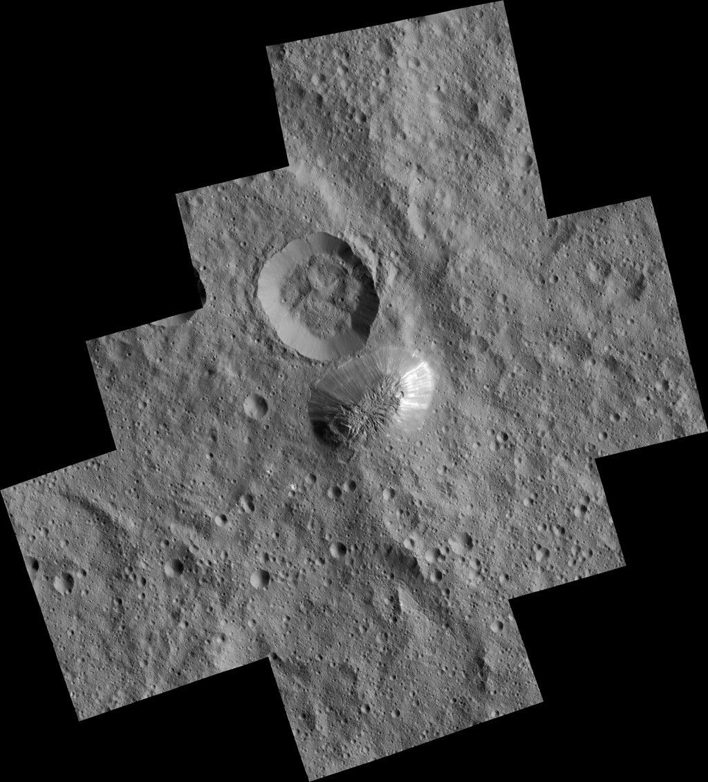 Ahuna Mons Seen from LAMO