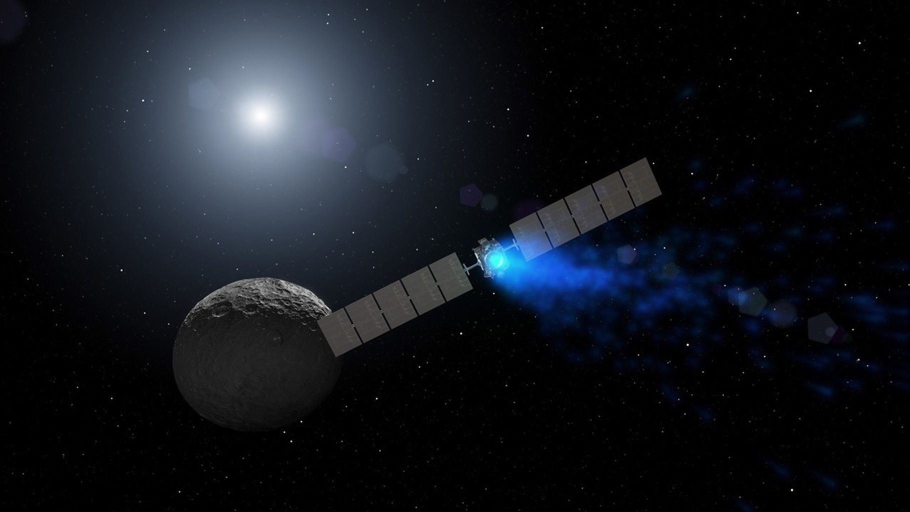 Dawn Artist's Concept (Realistic Ceres)