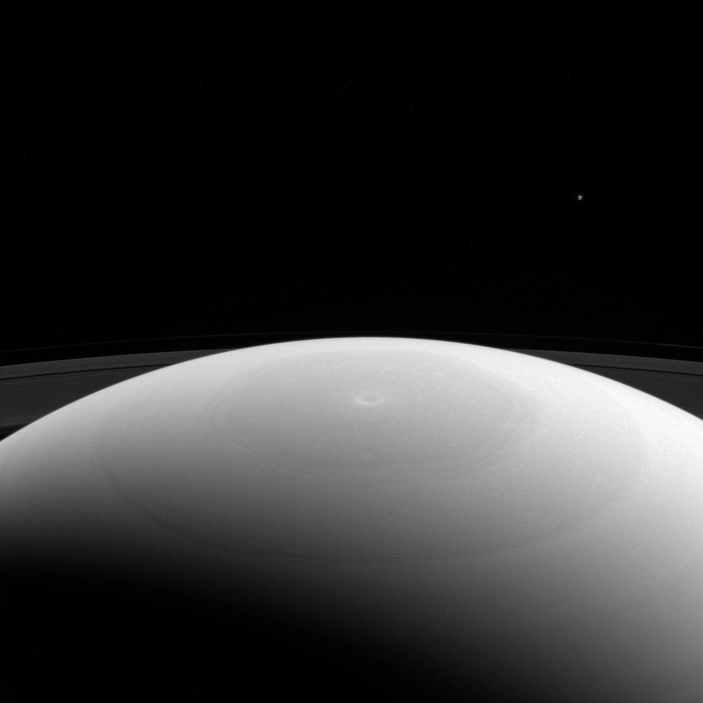 Saturn and Mimas
