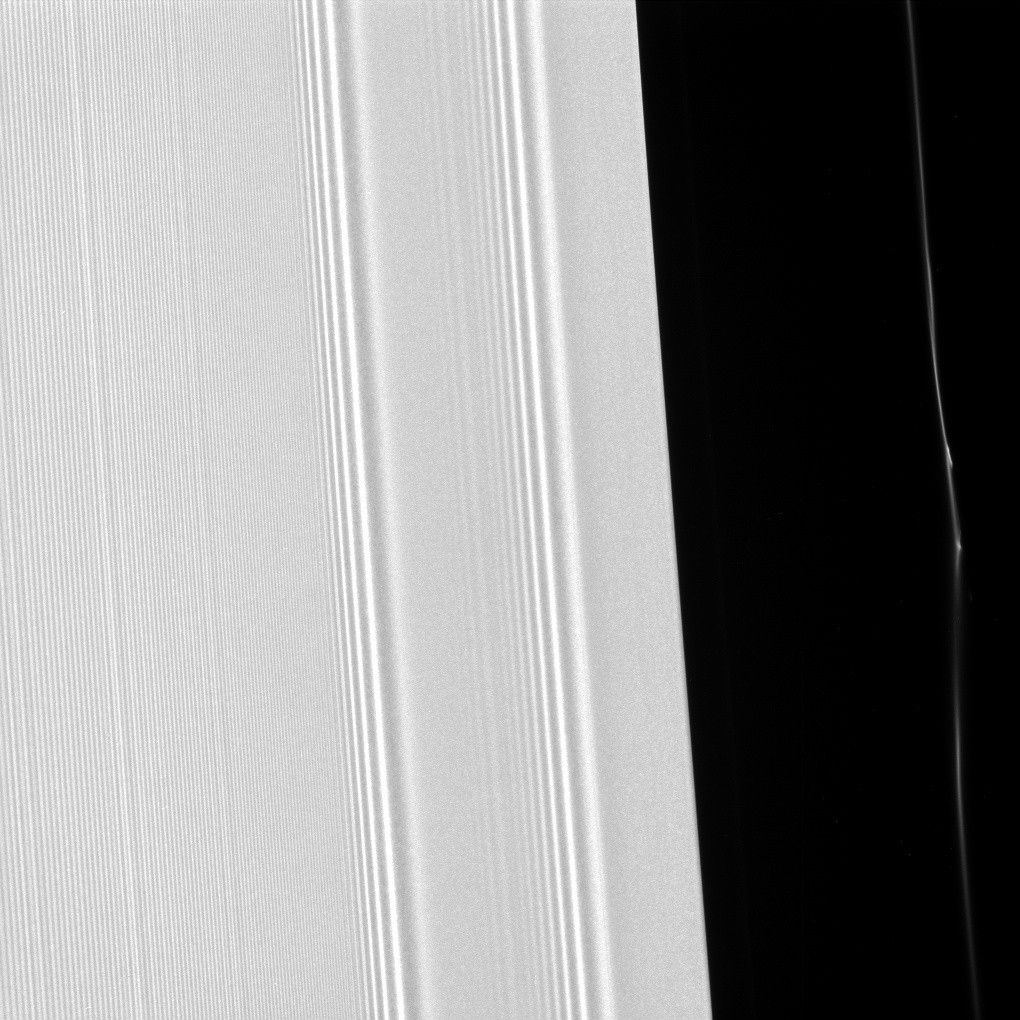Kinks and waves in Saturn's rings