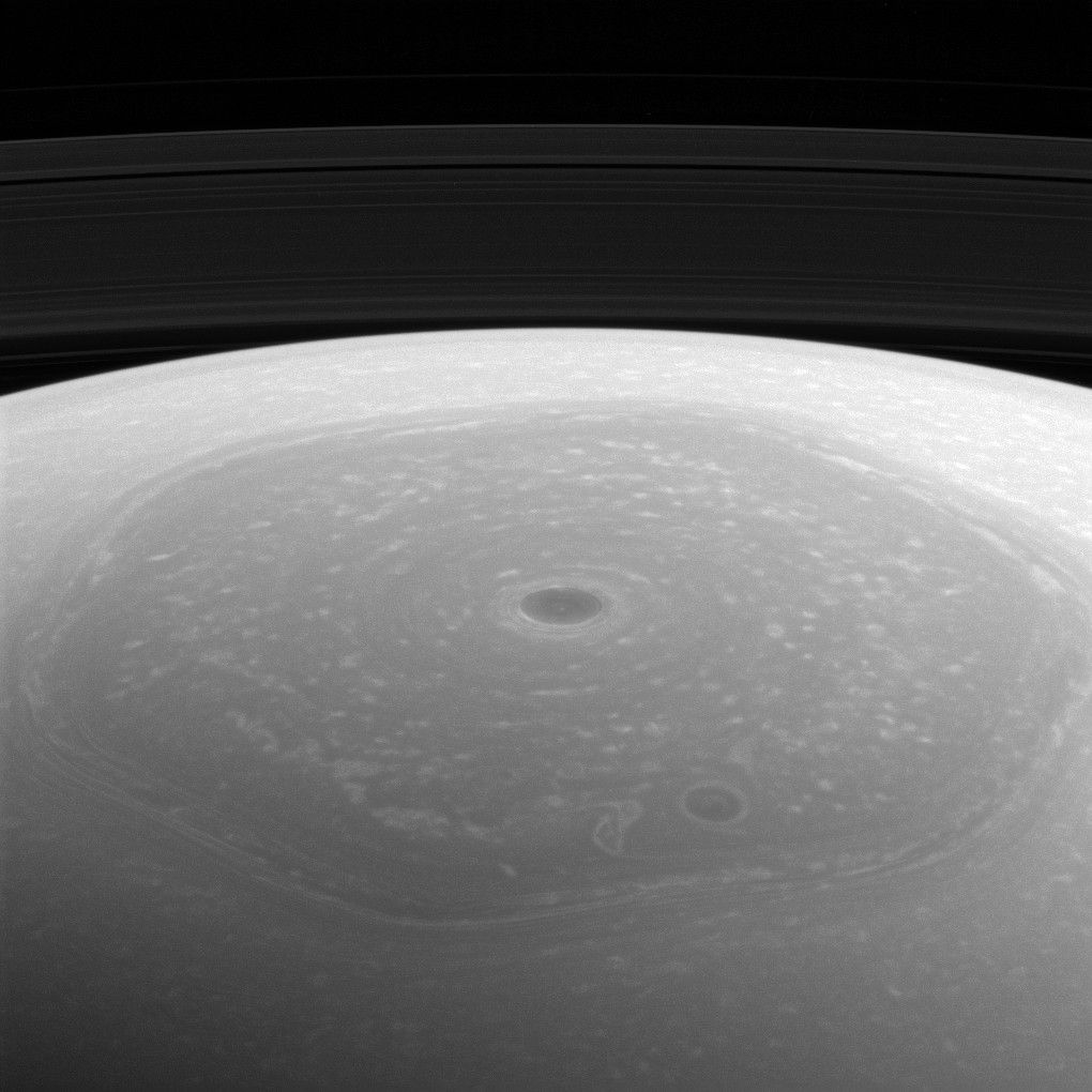 Saturn's north pole