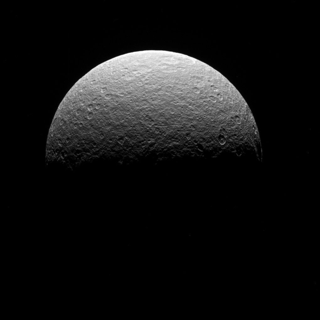 Saturn's moon Rhea
