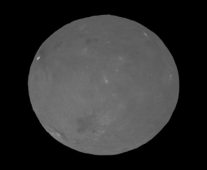 NASA's Dawn spacecraft successfully observed Ceres at opposition on April 29, 2017, taking images from a position exactly between the sun and Ceres' surface.