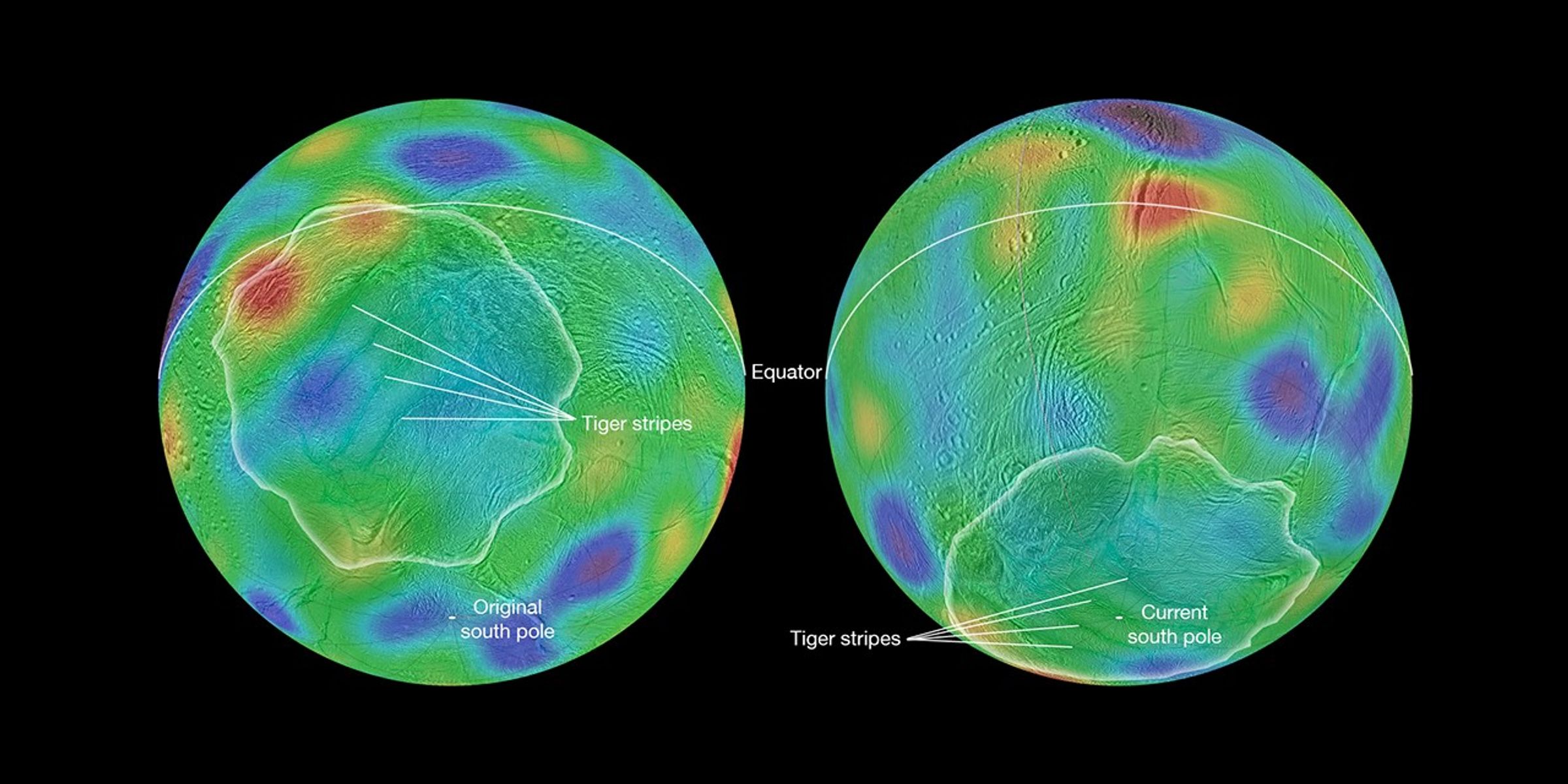 Maps of Enceladus
