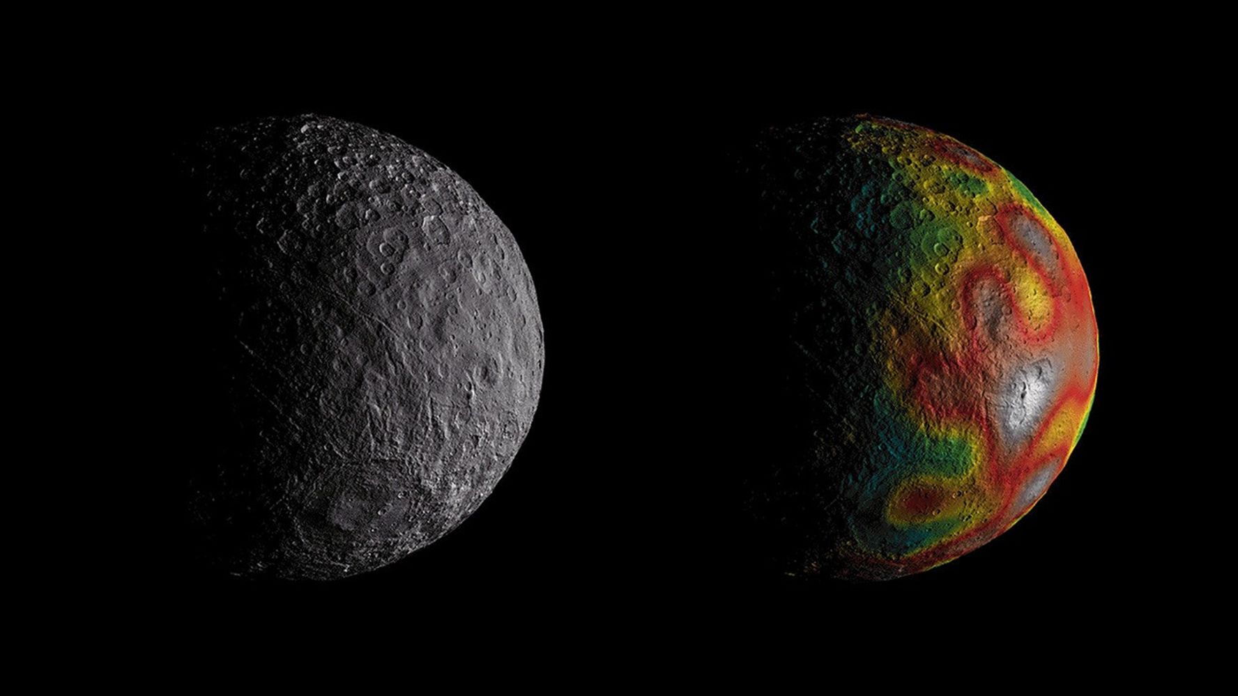 
			Clues to Ceres' Internal Structure - NASA Science			