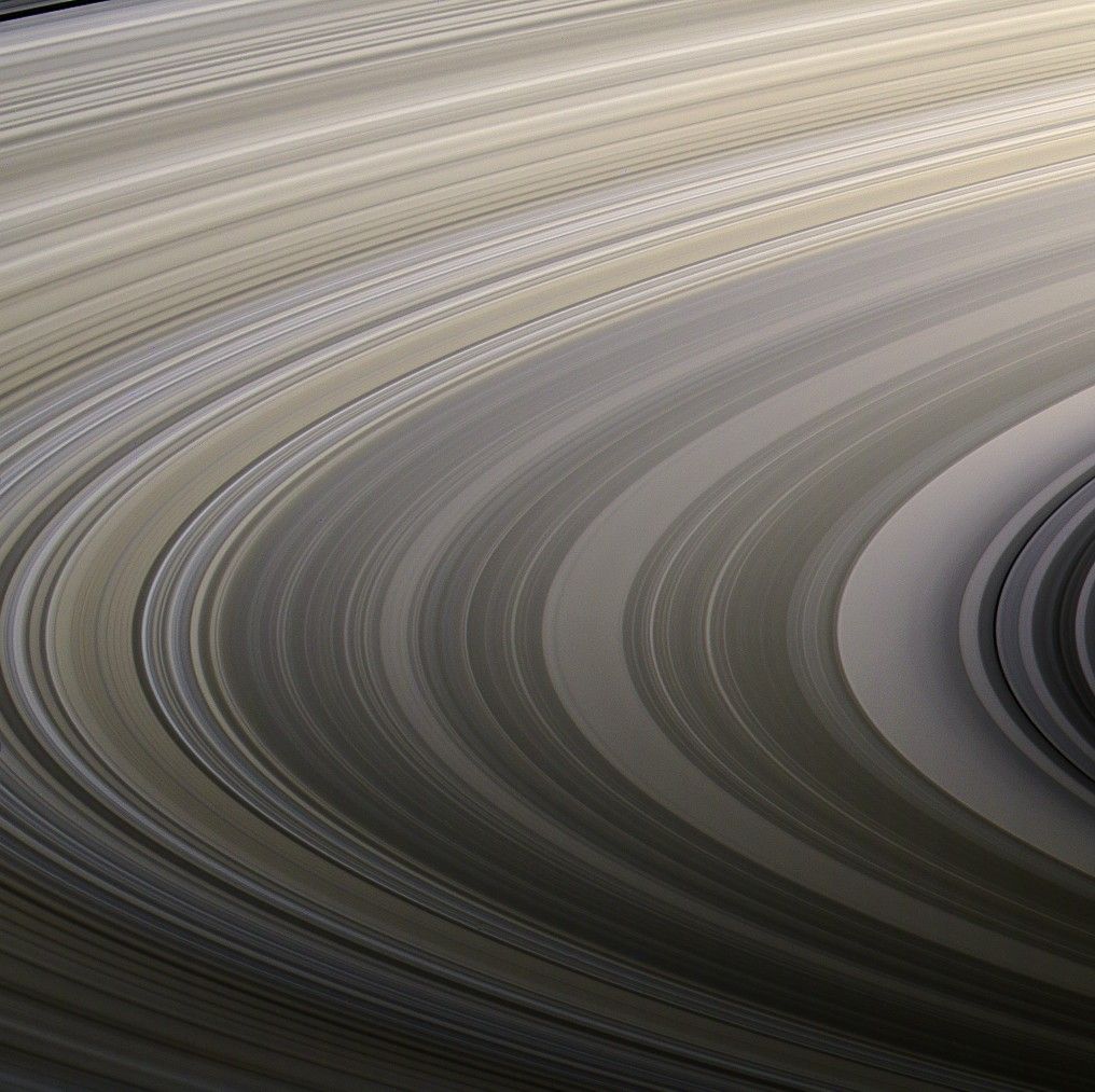 A natural color view of Saturn's Rings