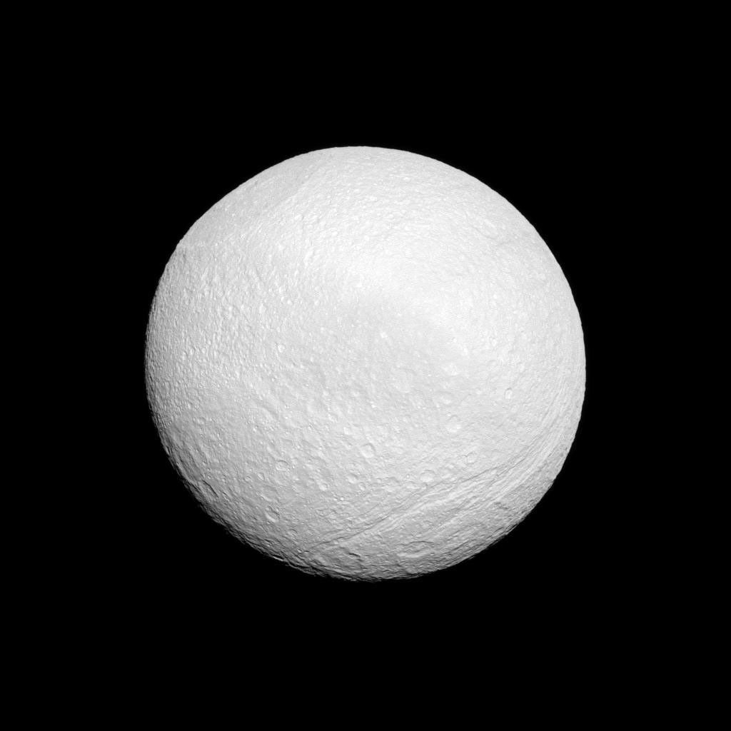 Saturn's moon Tethys