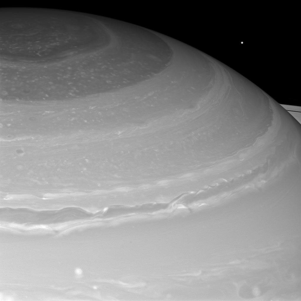 Saturn and Mimas