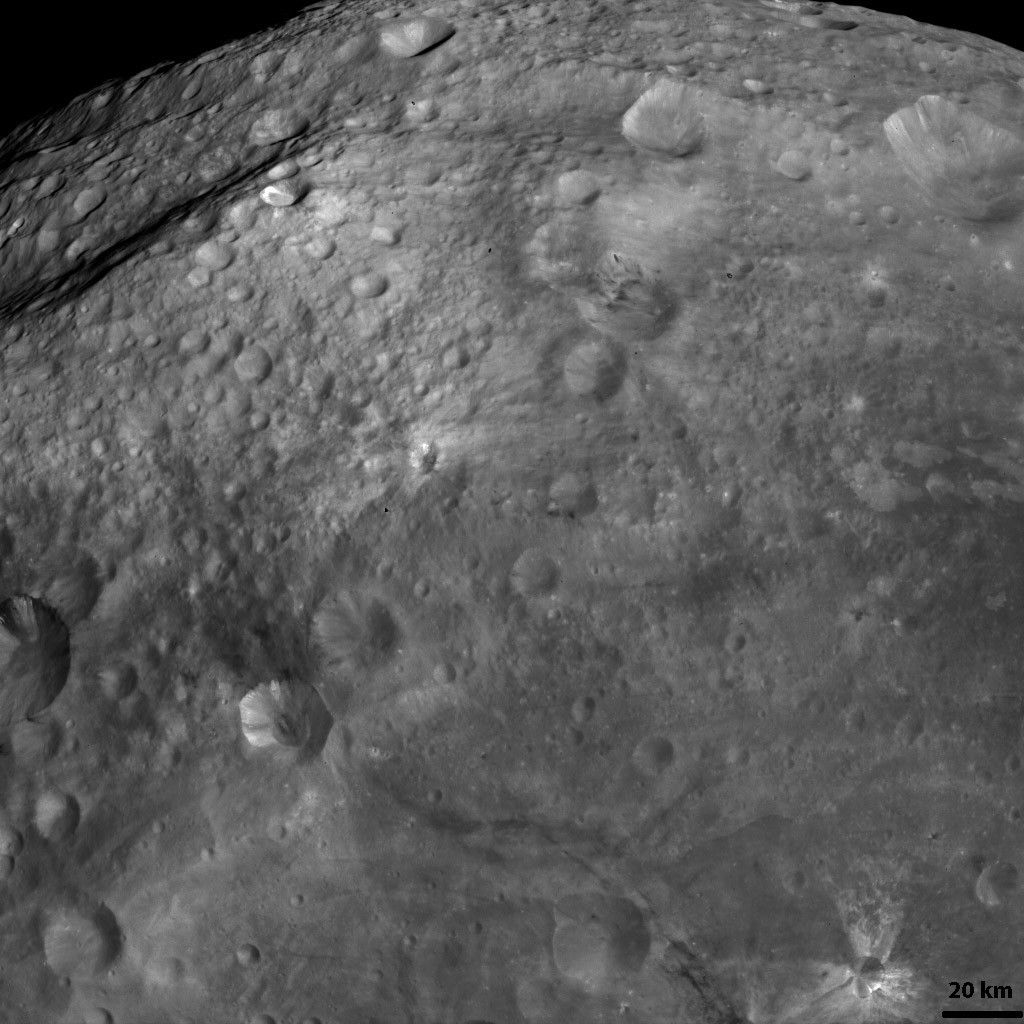 A Dark Band on Vesta