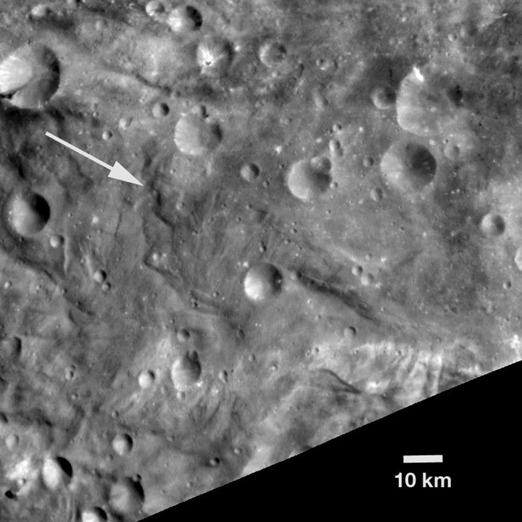 Unusual Hill on Vesta