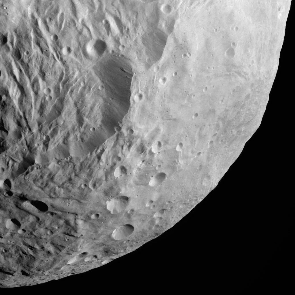 Steep Slope on Vesta