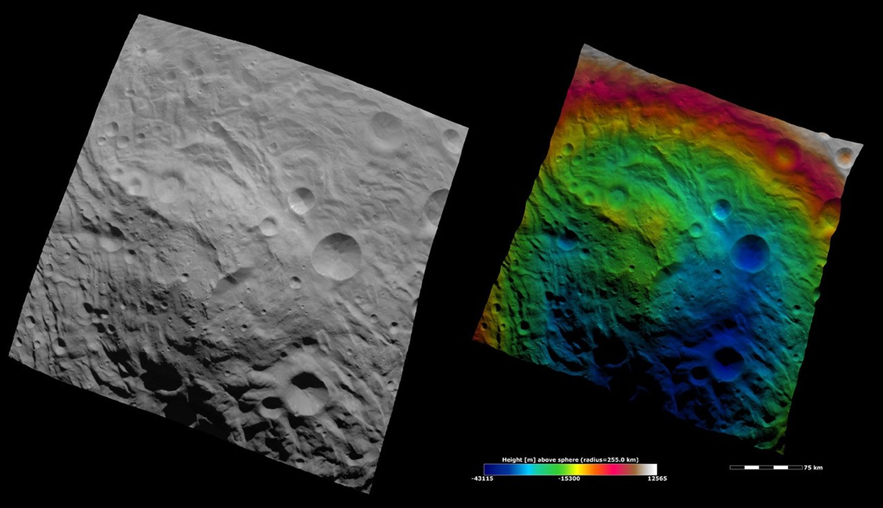 Topography of Vesta's South Polar Region II