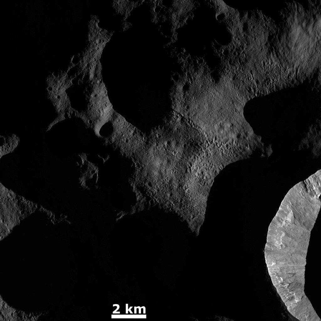 Dawn on Vesta
