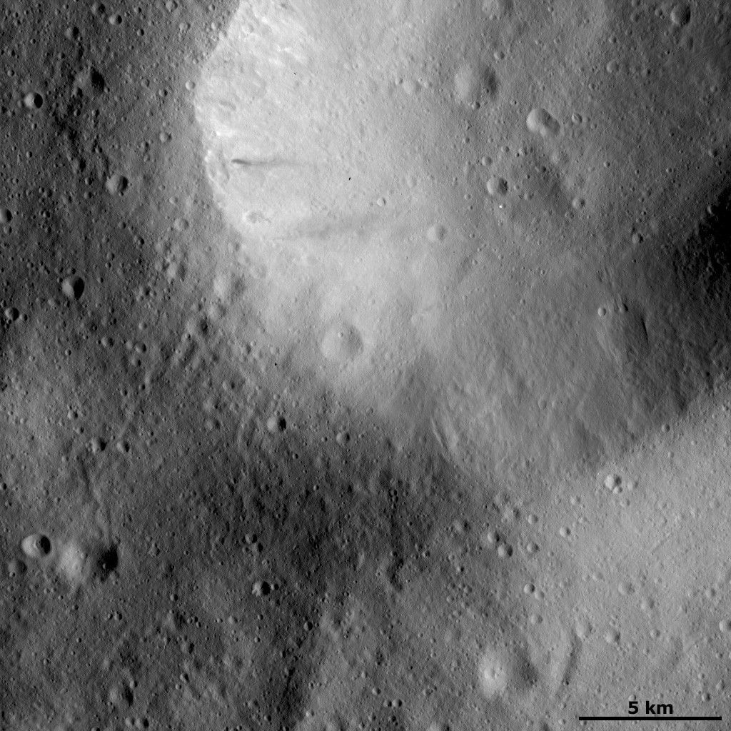 Impact Crater with Smoothed Rim