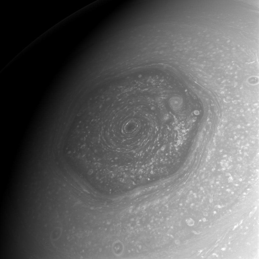 Saturn's north pole