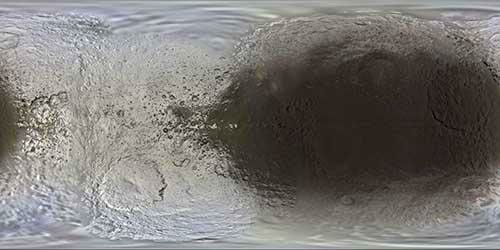 Map of Iapetus