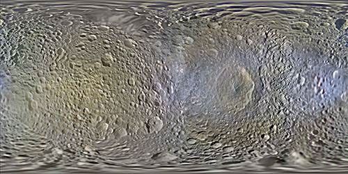 Map of Mimas