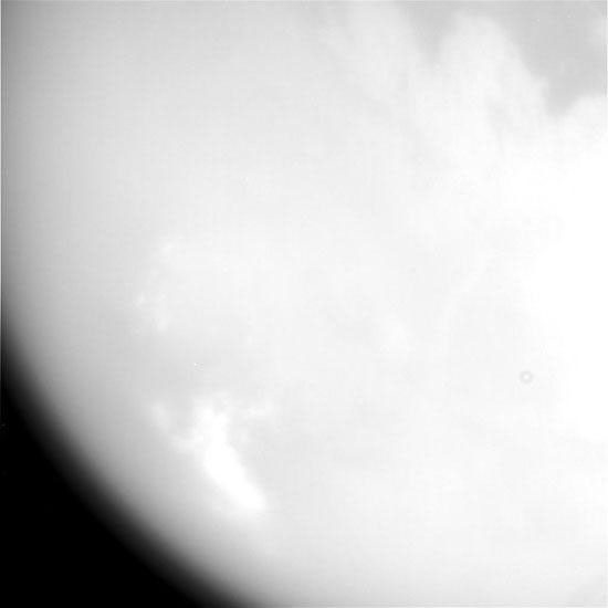 Titan's First Close-Up