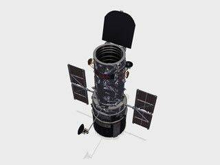 Hubble Space Telescope 3D Model