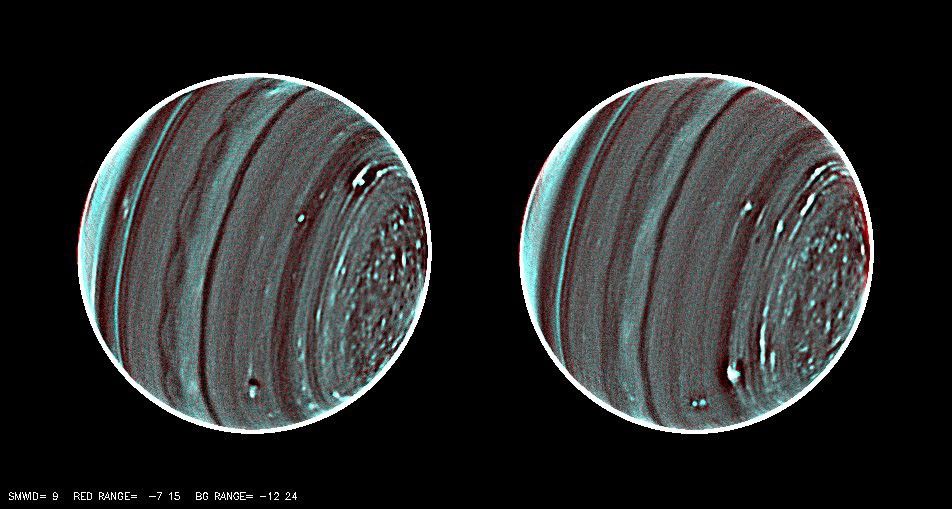 A paired picture of Uranus, the sharpest, most detailed picture of the distant planet to date, reveals a raft of new details about the planet's enigmatic atmosphere.