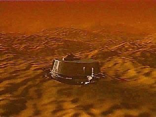 Flight across Titan