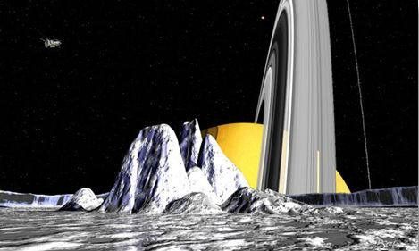 Herschel Crater, Mimas