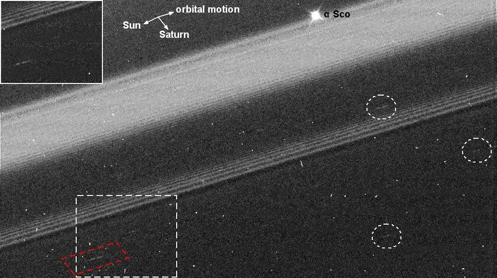 Propeller-like features within Saturn's A ring