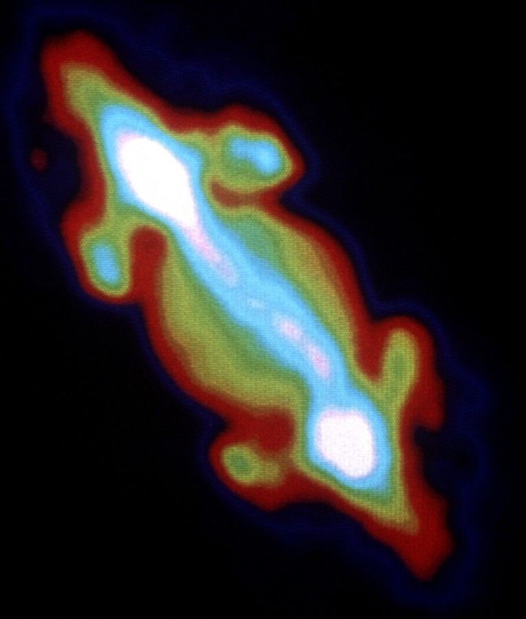 Radio image of Jupiter