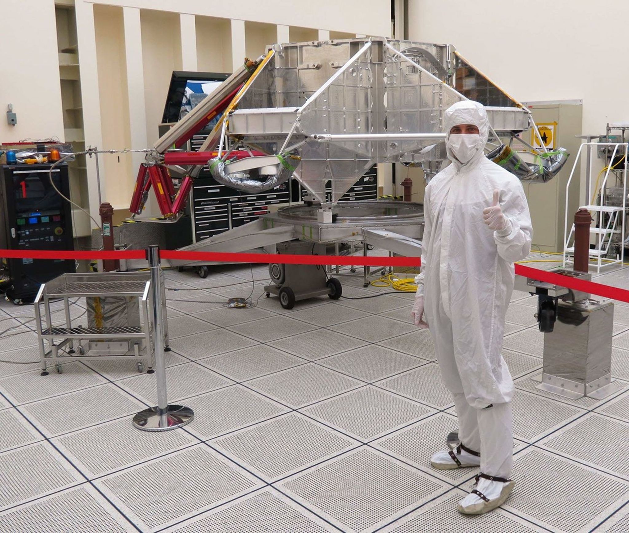 In front of Mars 2020 Descent Stage