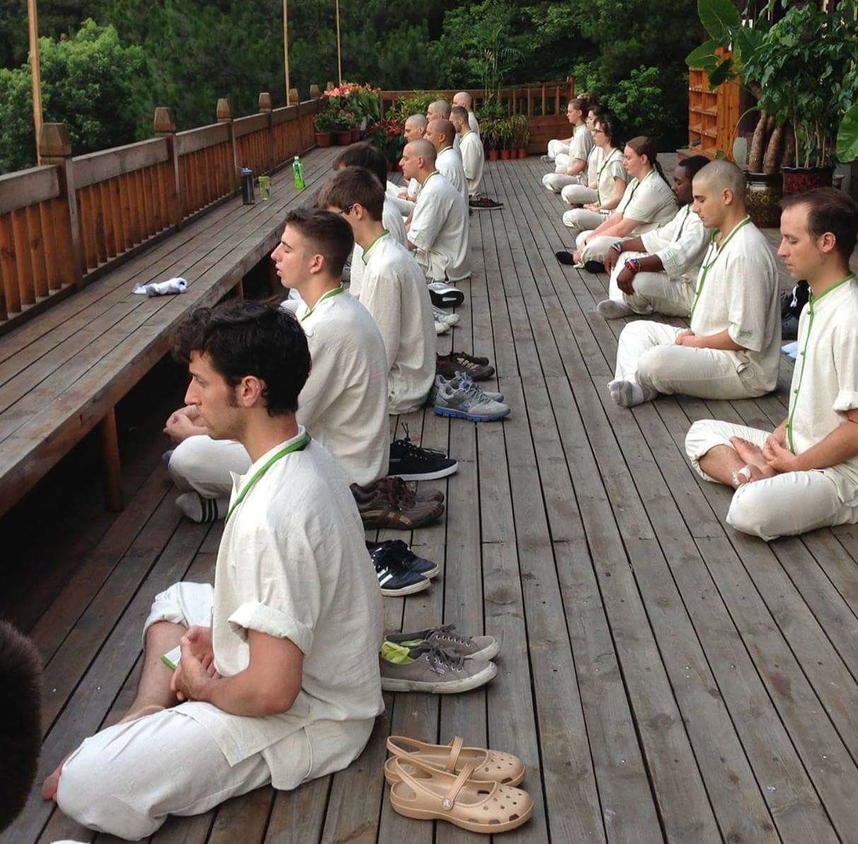 At a monastery in China