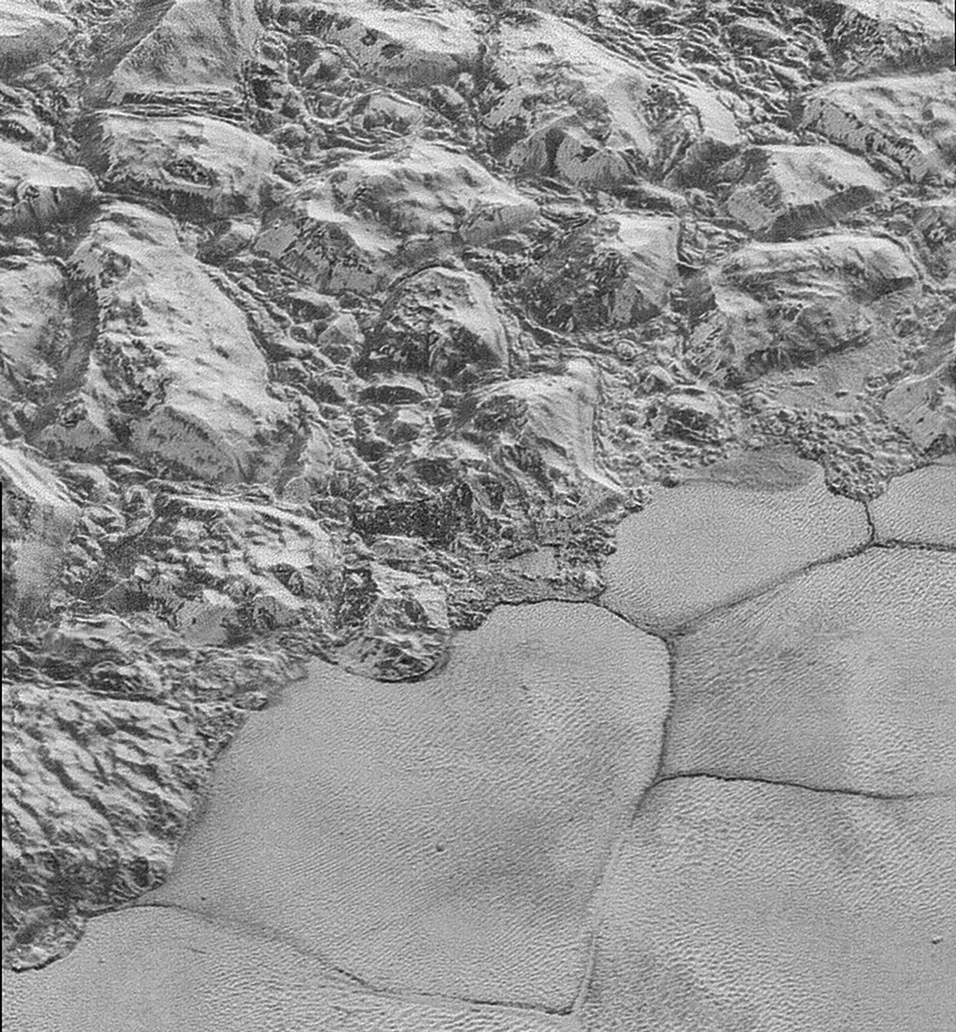pluto surface