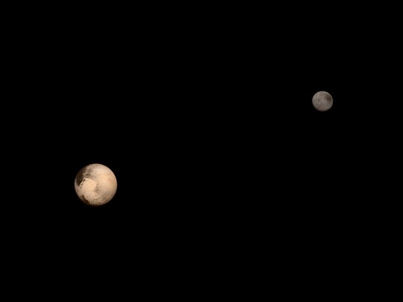 Image of Pluto and Charon