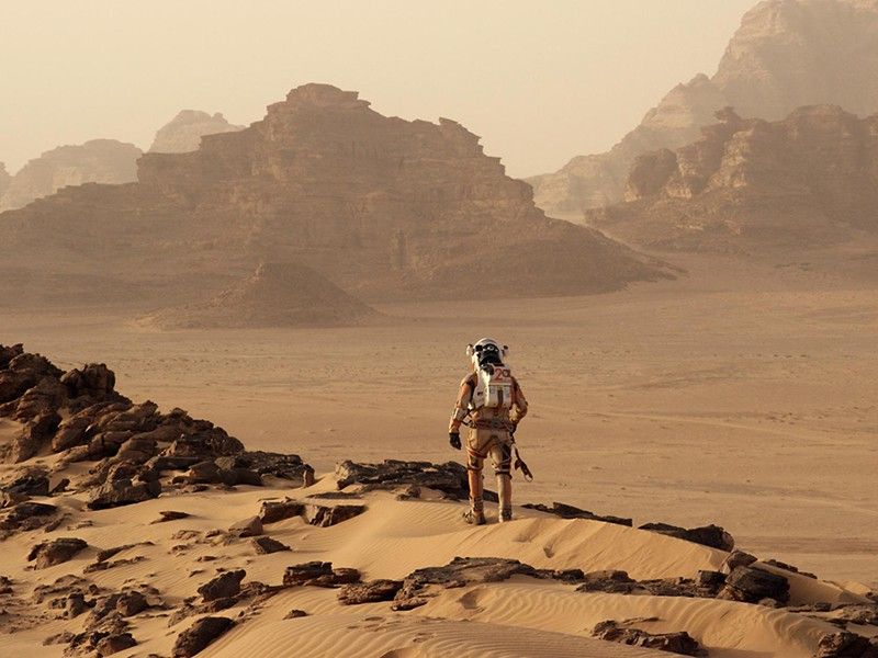 Movie still from The Martian