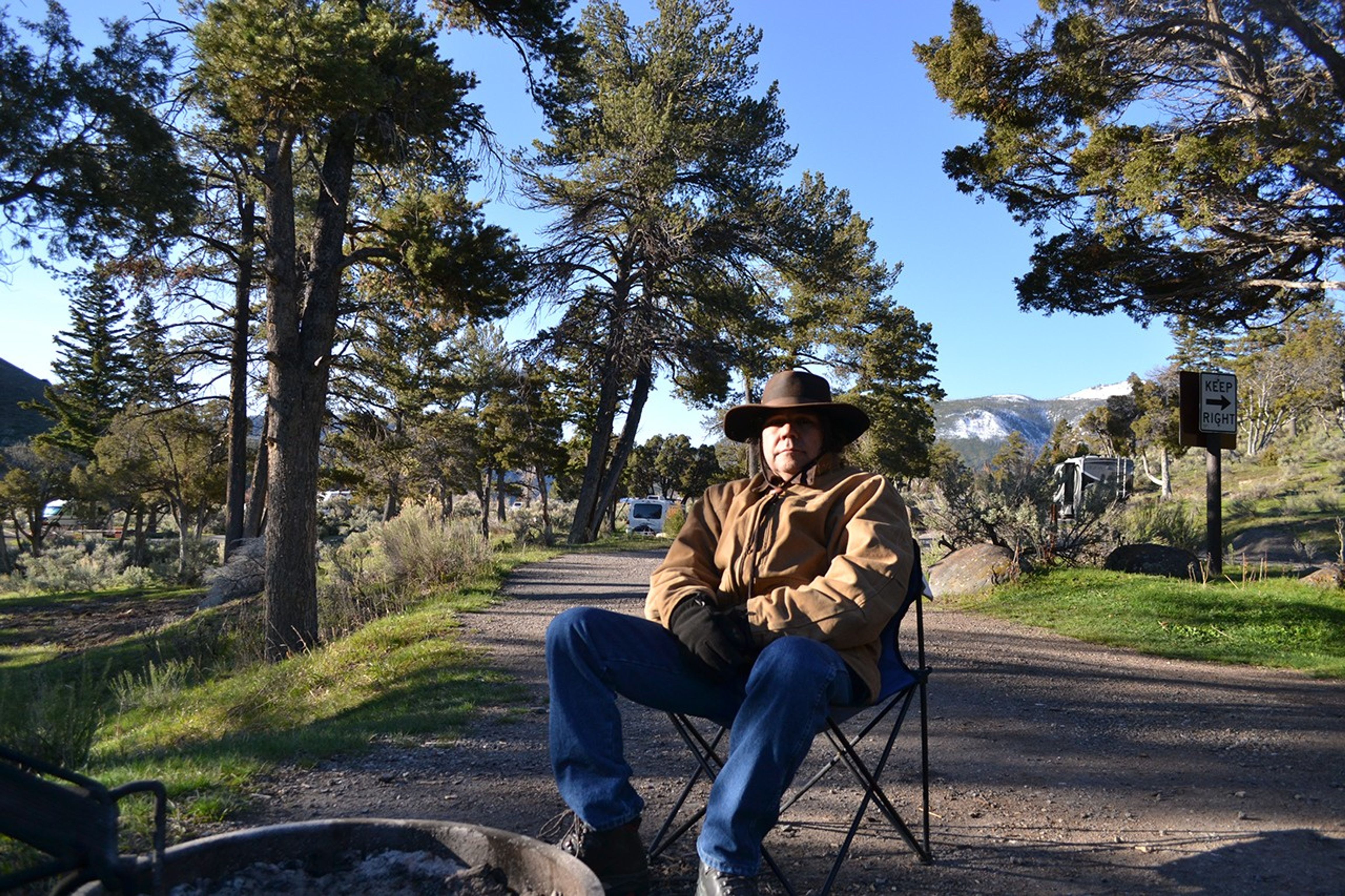 Pat in Yellowstone
