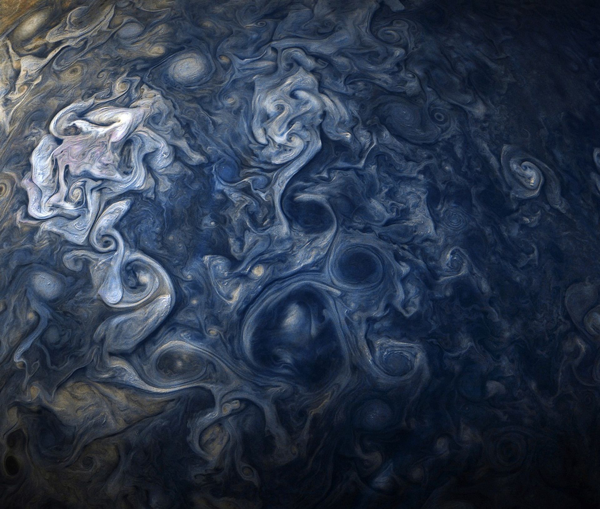 swirling colorful clouds