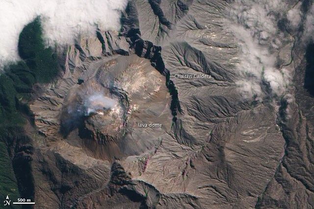mountain from above