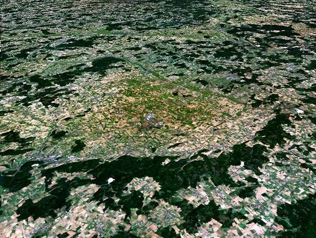 landscape from above