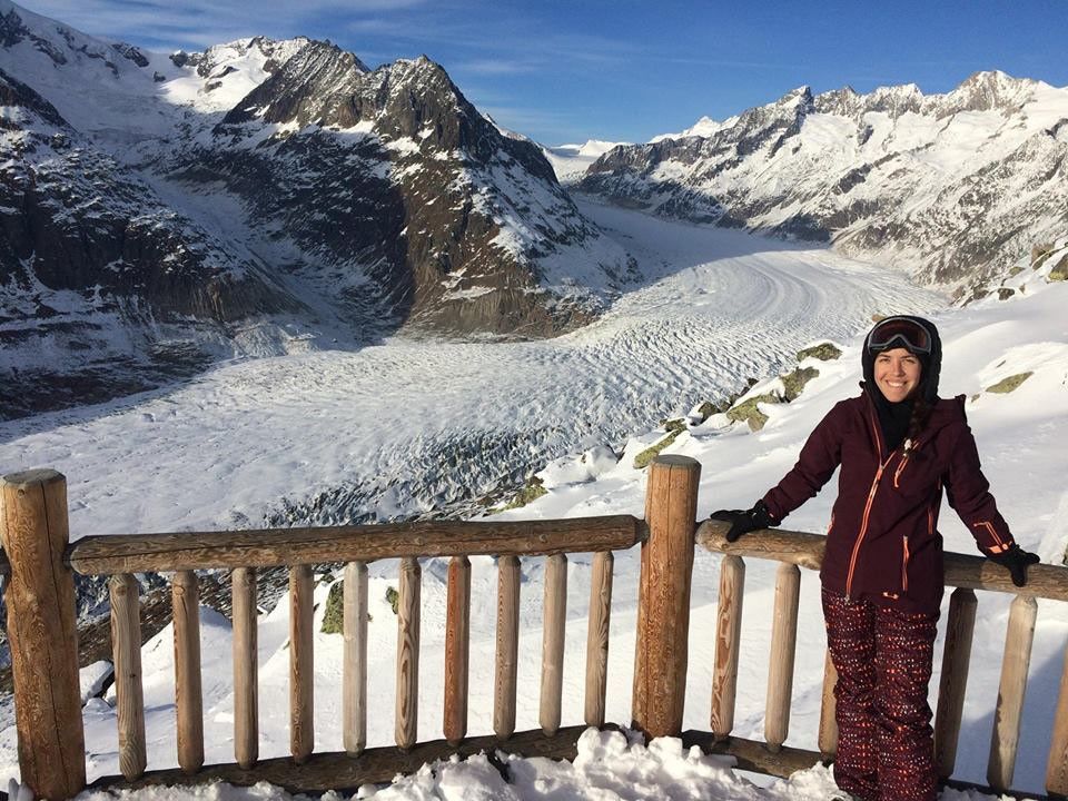 Stumbling upon the Great Aletsch Glacier in Switzerland