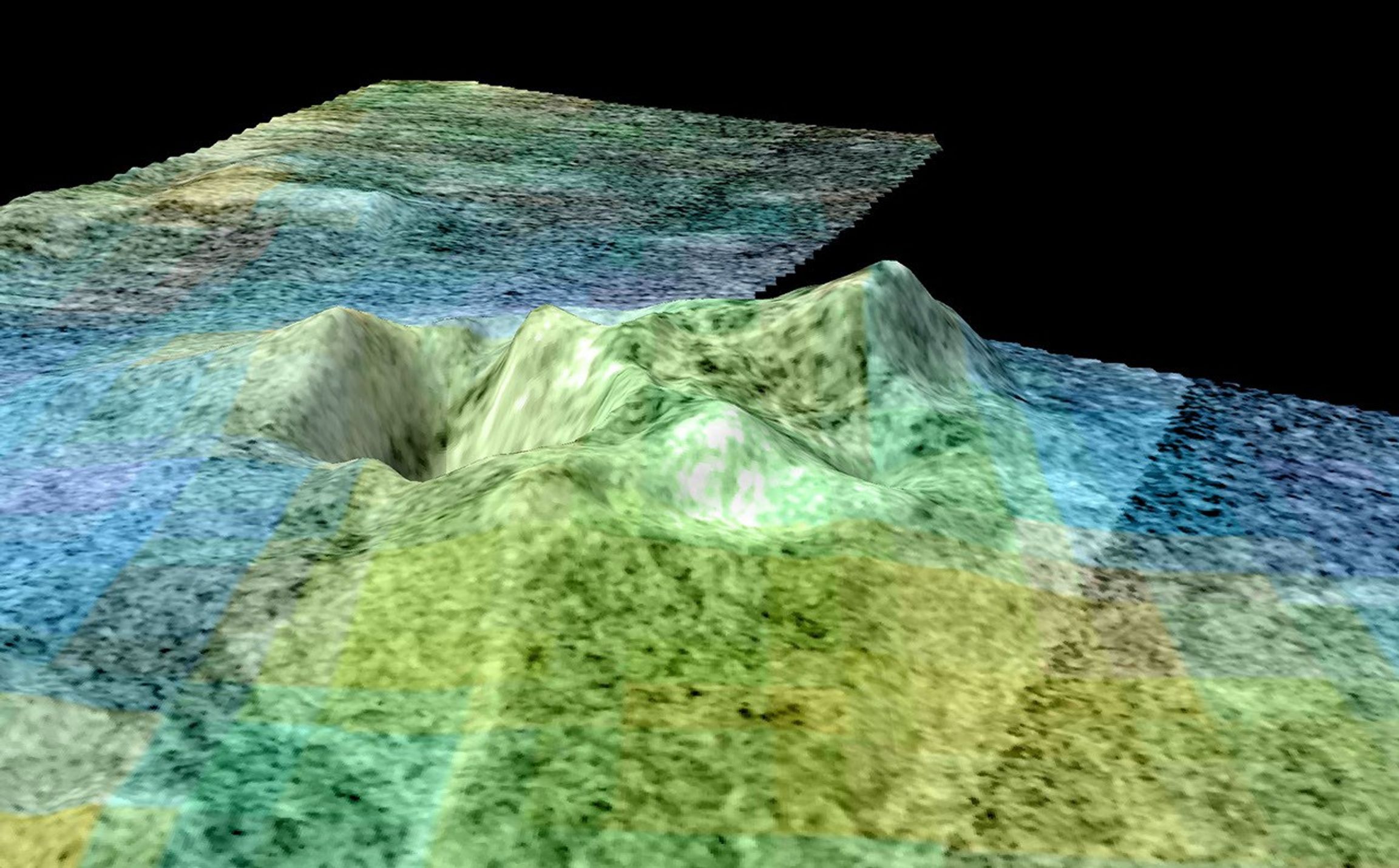 Radar image of terrain