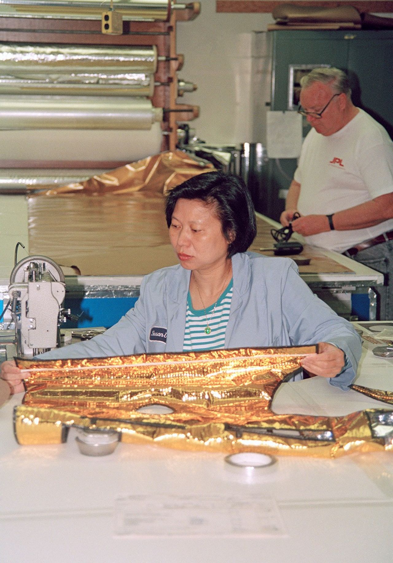 Sewing Cassini's Blanket