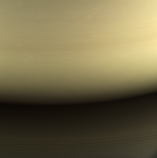 Color image of Saturn