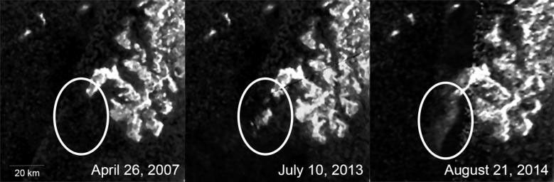 “Magic Island” Appearing in Ligeia Mare