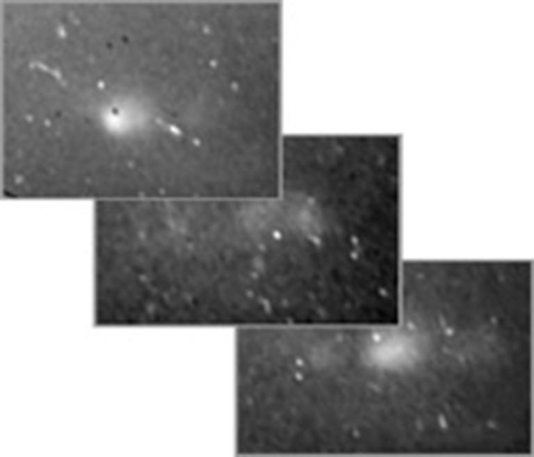 First Lightning Flashes on Saturn