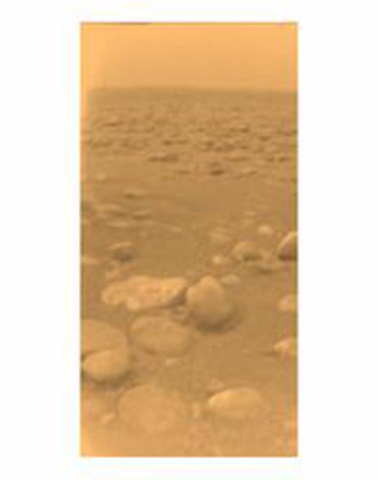 First Color View of Titan's Surface
