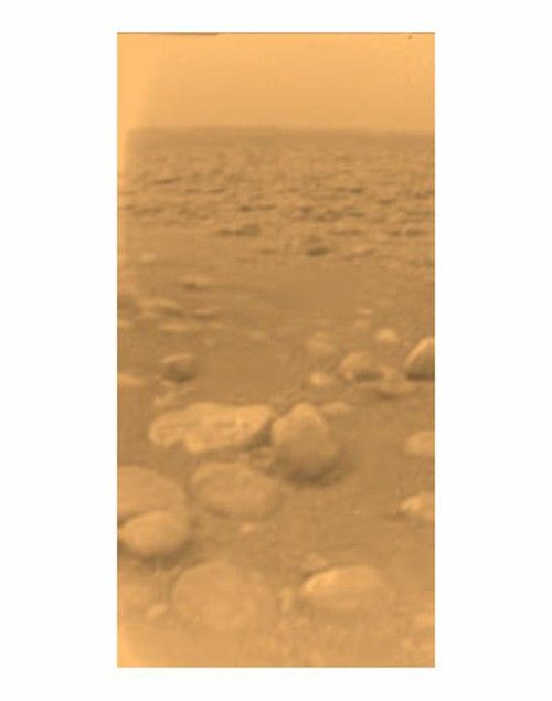 First Color View of Titan's Surface